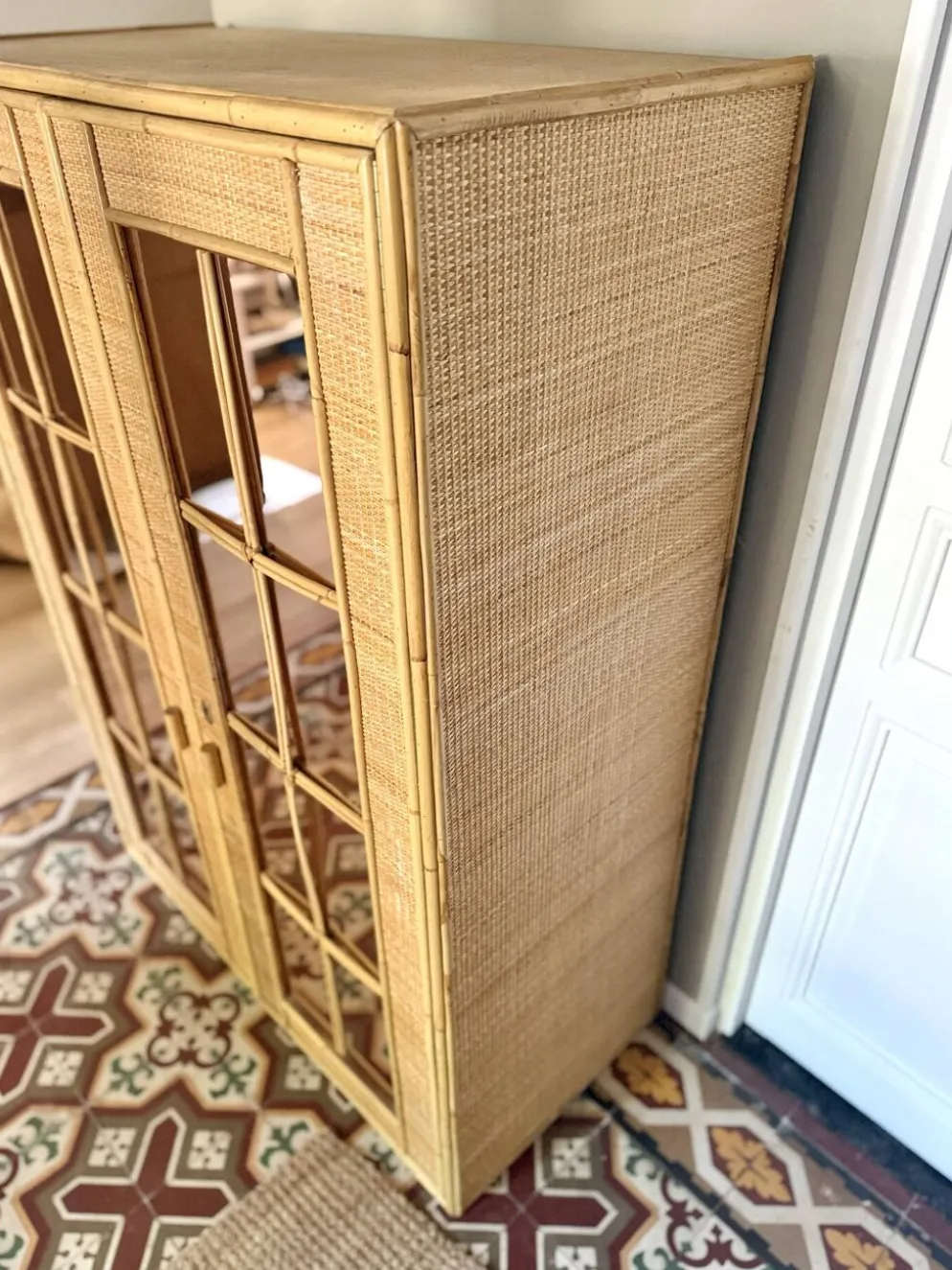 Armoire en rotin