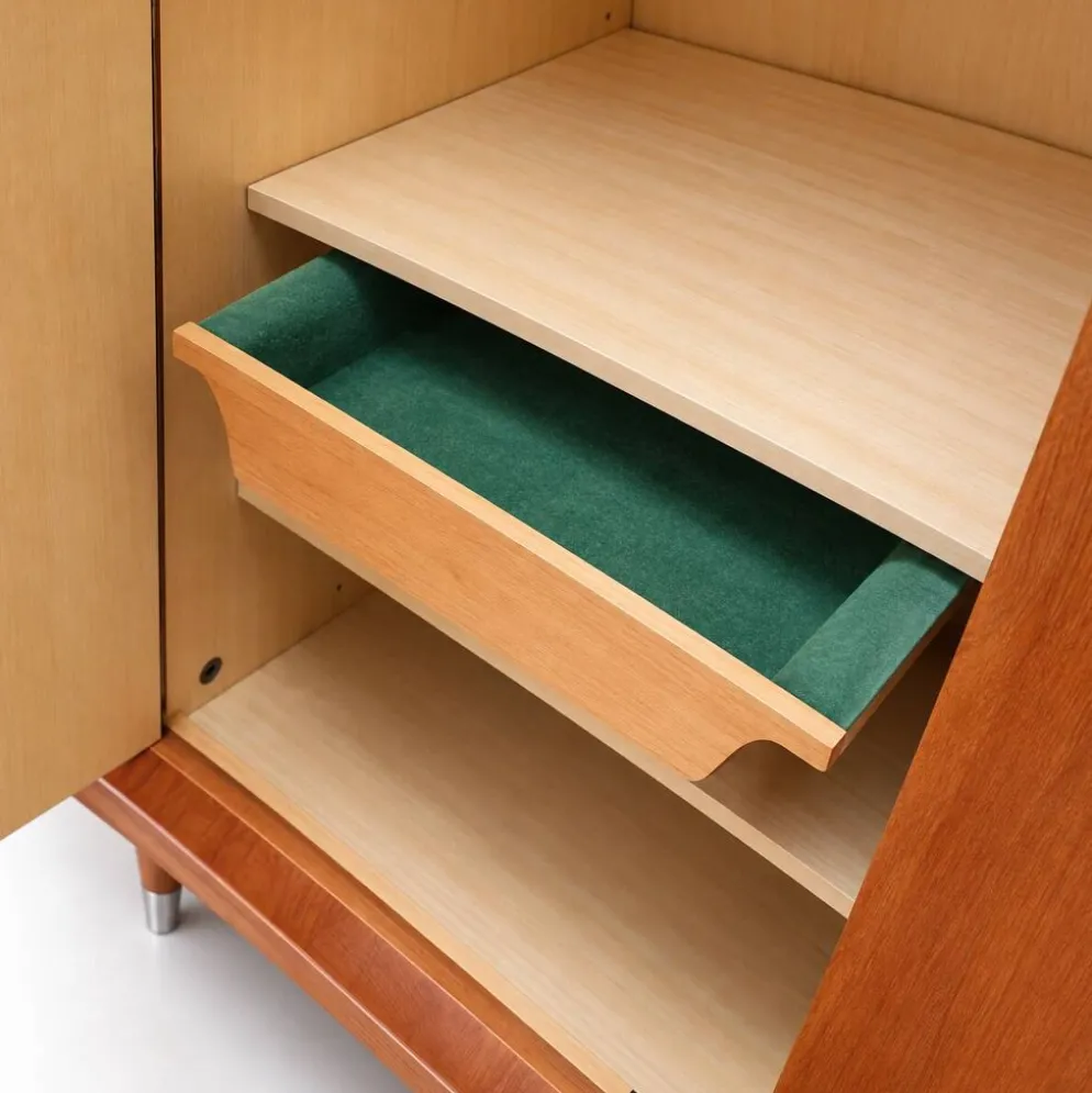 Armoire en teck, années 50-60