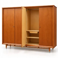 Armoire en teck, années 50-60