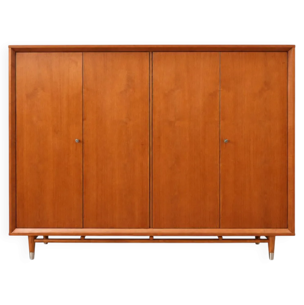 Armoire en teck, années 50-60