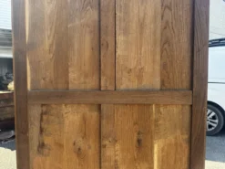 Armoire à glace Napoléon III en placage de loupe
