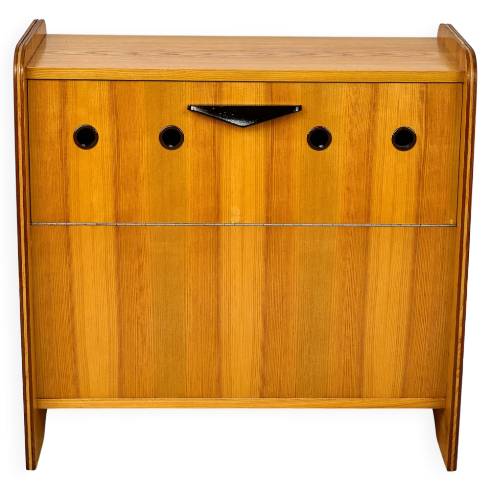 Armoire à literie du milieu du siècle, années 1960, Tchécoslovaquie