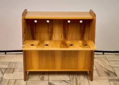 Armoire à literie du milieu du siècle, années 1960, Tchécoslovaquie
