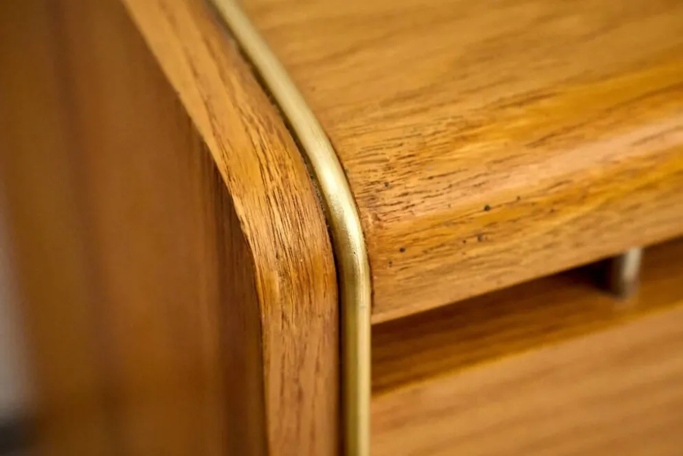 Armoire à literie vintage Jitona Tchécoslovaquie