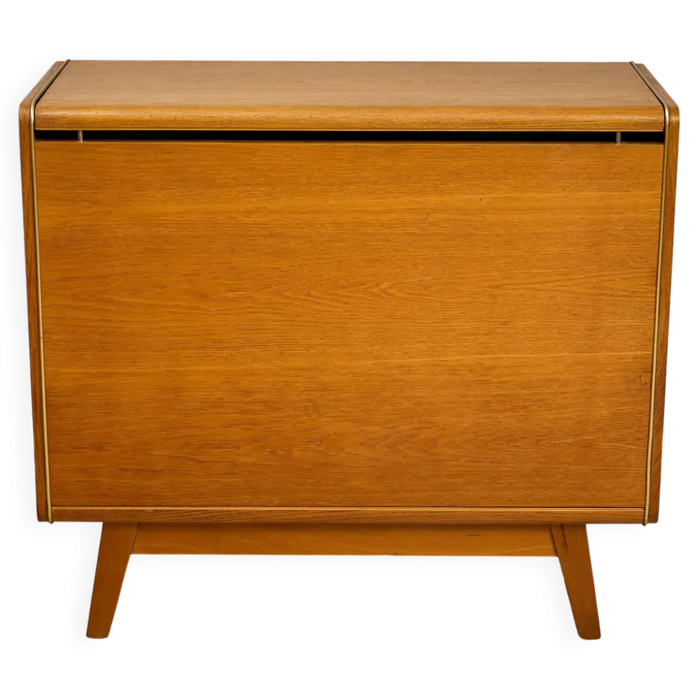 Armoire à literie vintage Jitona Tchécoslovaquie