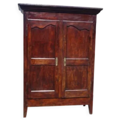 Armoire Louis Philippe en noyer massif