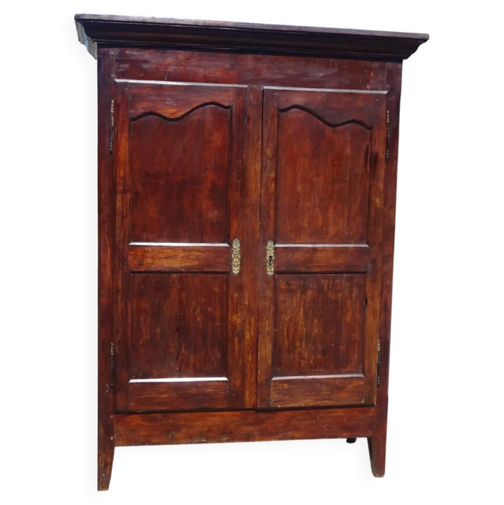 Armoire Louis Philippe en noyer massif