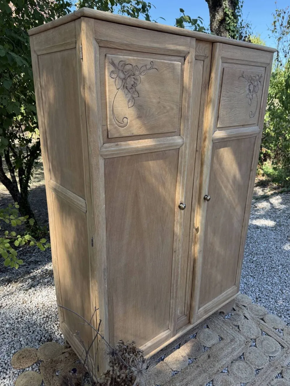 Armoire massif art déco
