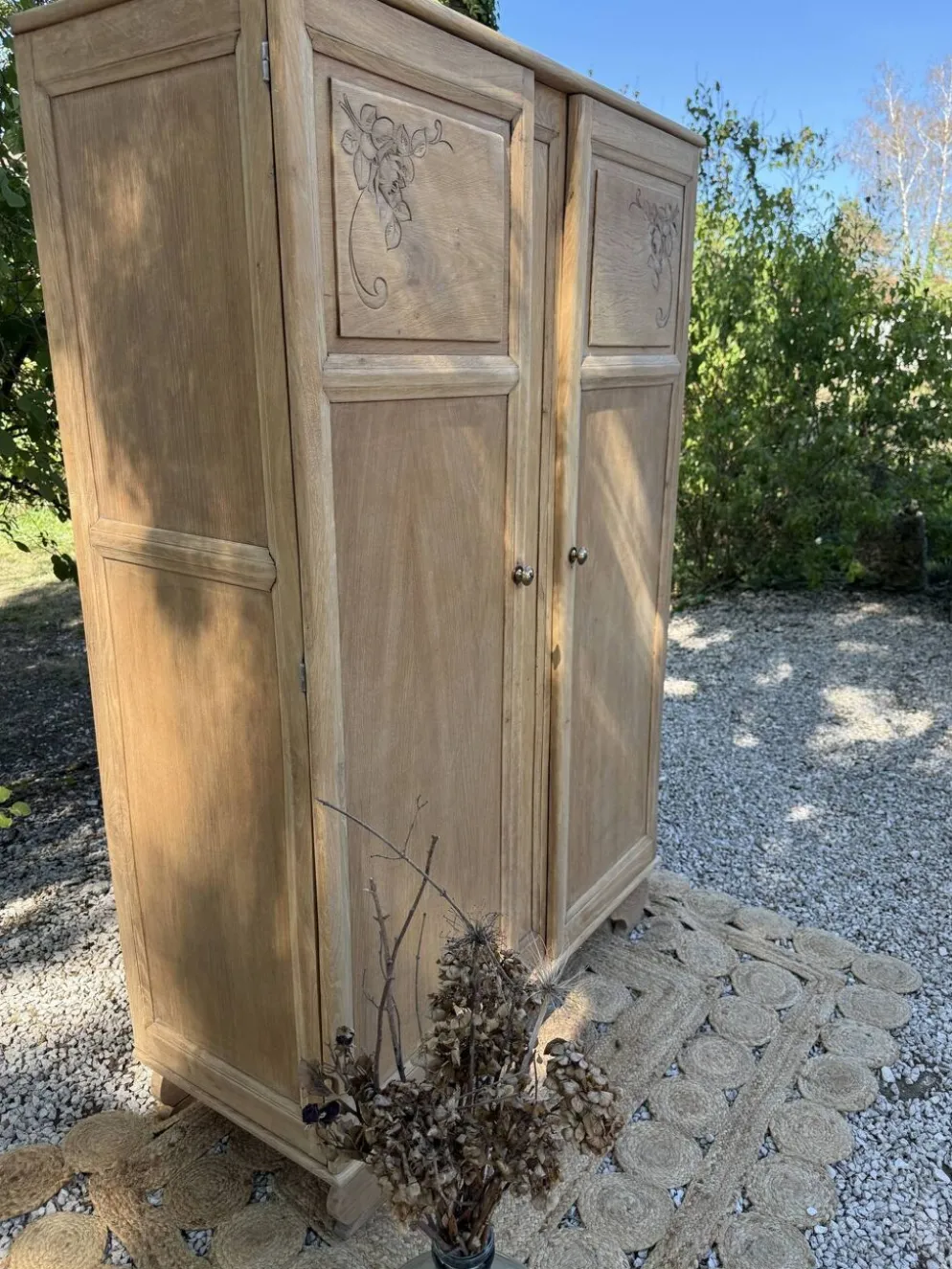 Armoire massif art déco