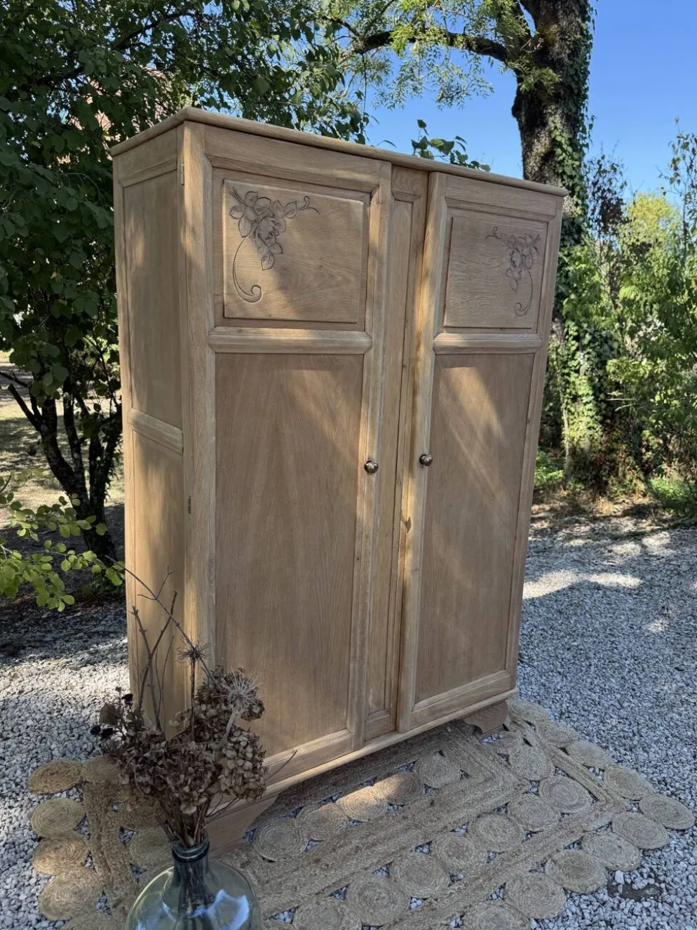 Armoire massif art déco
