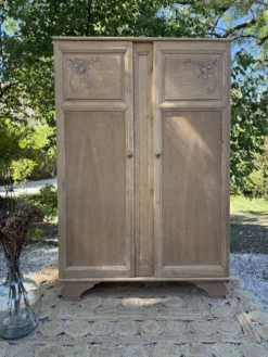 Armoire massif art déco