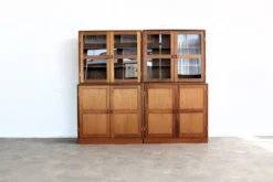 armoire murale vintage | vitrine | C. Hvidt