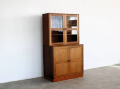 armoire murale vintage | vitrine | C. Hvidt