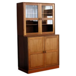 armoire murale vintage | vitrine | C. Hvidt