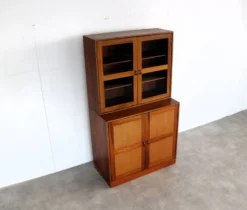 armoire murale vintage | vitrine | C. Hvidt