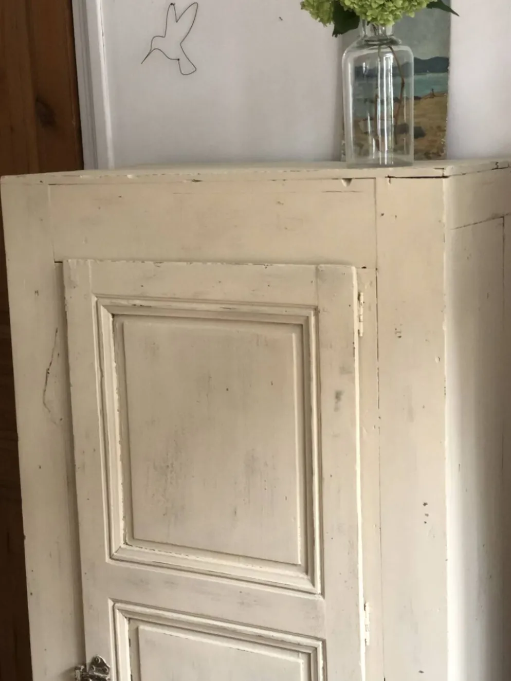 Armoire parisienne ancienne patinée