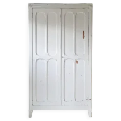 Armoire parisienne ancienne blanche – Années 50