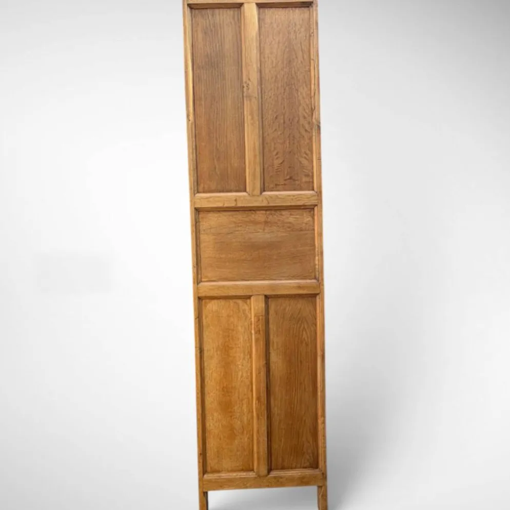 Armoire parisienne art déco chêne brut rénovée