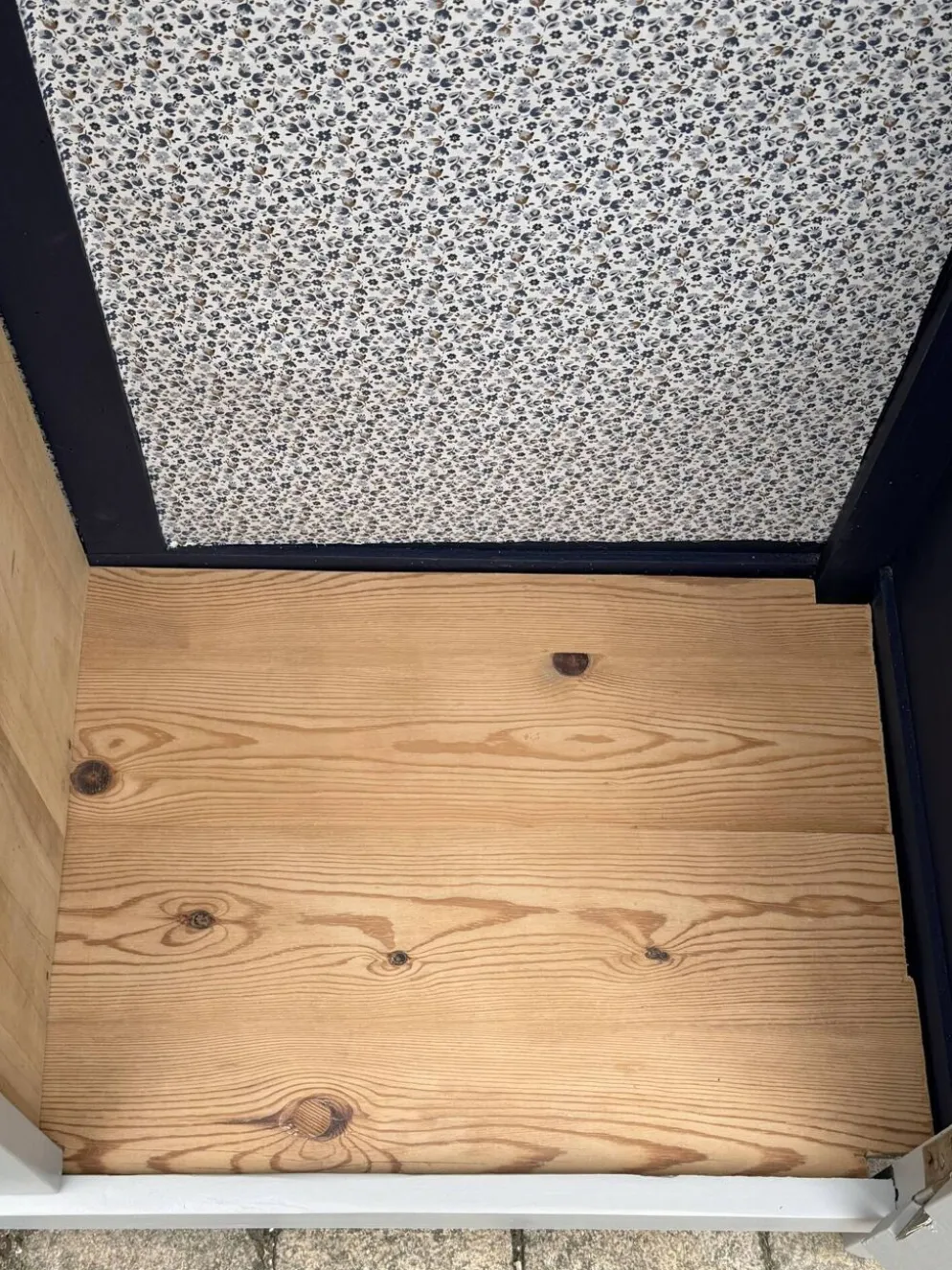 Armoire parisienne art déco rénovée miroir biseauté