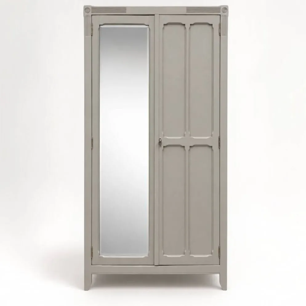 Armoire parisienne art déco rénovée miroir biseauté