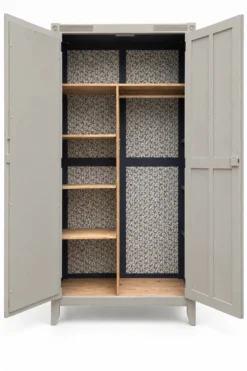 Armoire parisienne art déco rénovée miroir biseauté
