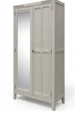 Armoire parisienne art déco rénovée miroir biseauté