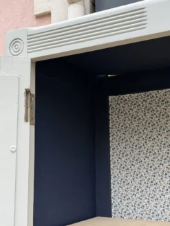 Armoire parisienne art déco rénovée miroir biseauté