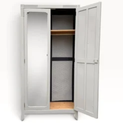 Armoire parisienne art déco rénovée miroir biseauté