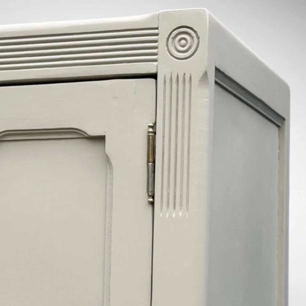 Armoire parisienne art déco rénovée miroir biseauté