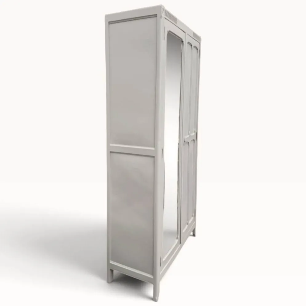 Armoire parisienne art déco rénovée miroir biseauté