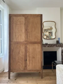 Armoire Parisienne en chêne brut