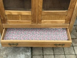 Armoire parisienne vitres biseautées chêne blond art déco 1930