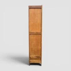 Armoire parisienne vitres biseautées chêne blond art déco 1930