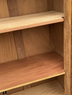 Armoire parisienne vitres biseautées chêne blond art déco 1930