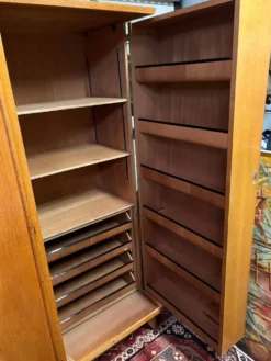 Armoire penderie dressing pied compas vintage design 60/70