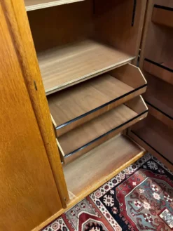 Armoire penderie dressing pied compas vintage design 60/70