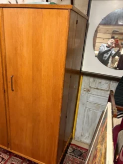 Armoire penderie dressing pied compas vintage design 60/70