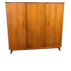Armoire penderie dressing pied compas vintage design 60/70