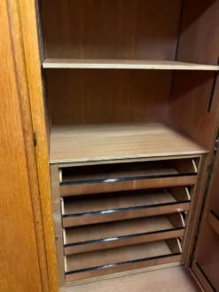 Armoire penderie dressing pied compas vintage design 60/70