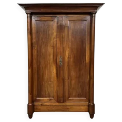 Armoire penderie Empire en merisier XIXème