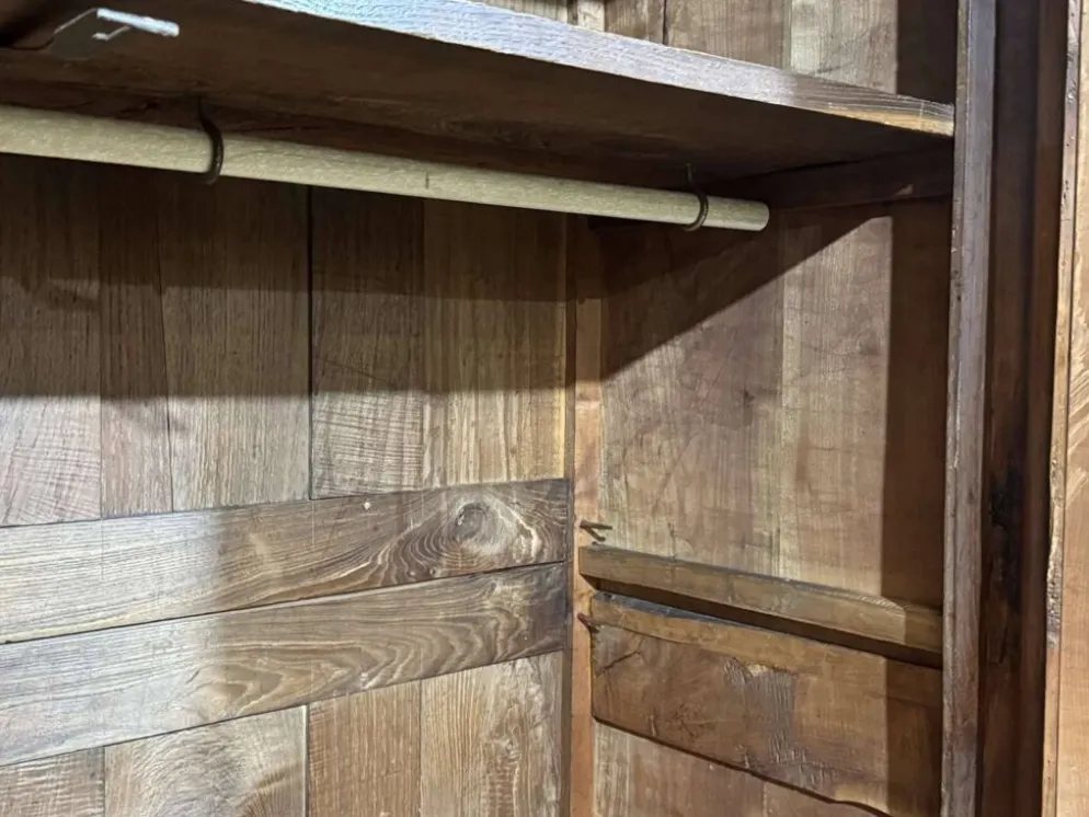 Armoire penderie Empire en merisier XIXème