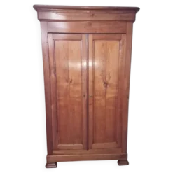 Armoire penderie en merisier entièrement démontable