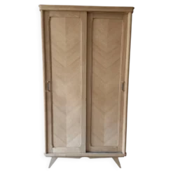 Armoire/penderie portes coulissantes et pieds compas