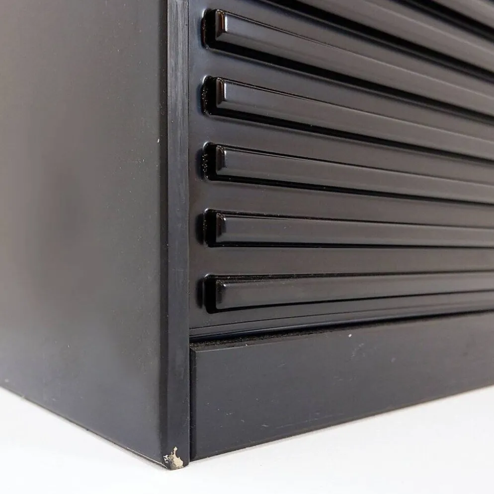 Armoire à rideau vintage dans le style d'Aldo van den Nieuwelaar, années 1980
