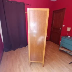 Armoire rotin vintage