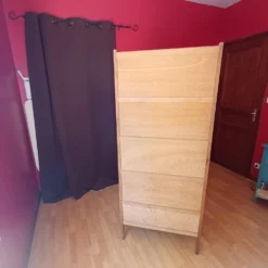 Armoire rotin vintage