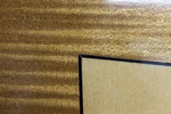 Armoire 1960 scandinave bois blond vernis atypique 4 portes 3