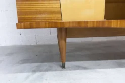 Armoire 1960 scandinave bois blond vernis atypique 4 portes 3
