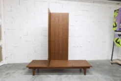 Armoire scandinave en teck par Eric Grinwis Holland 3 portes 2 tiroirs 1960