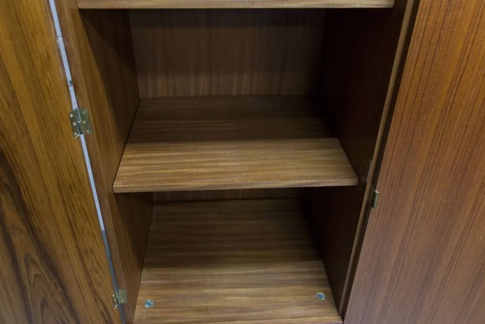 Armoire scandinave en teck par Eric Grinwis Holland 3 portes 2 tiroirs 1960